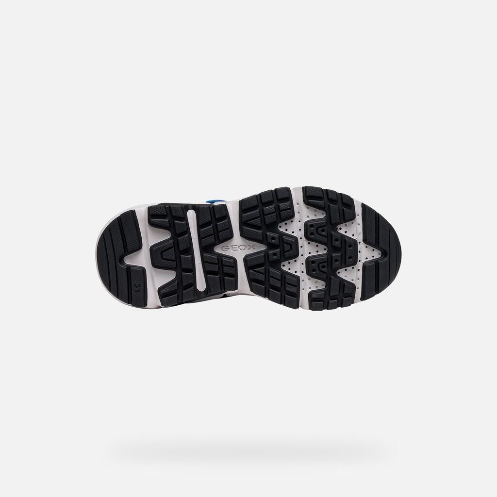 Baskets Garçon J FLEXYPER PLUS BOY Bleu Roi/Bleu Marine 7/7