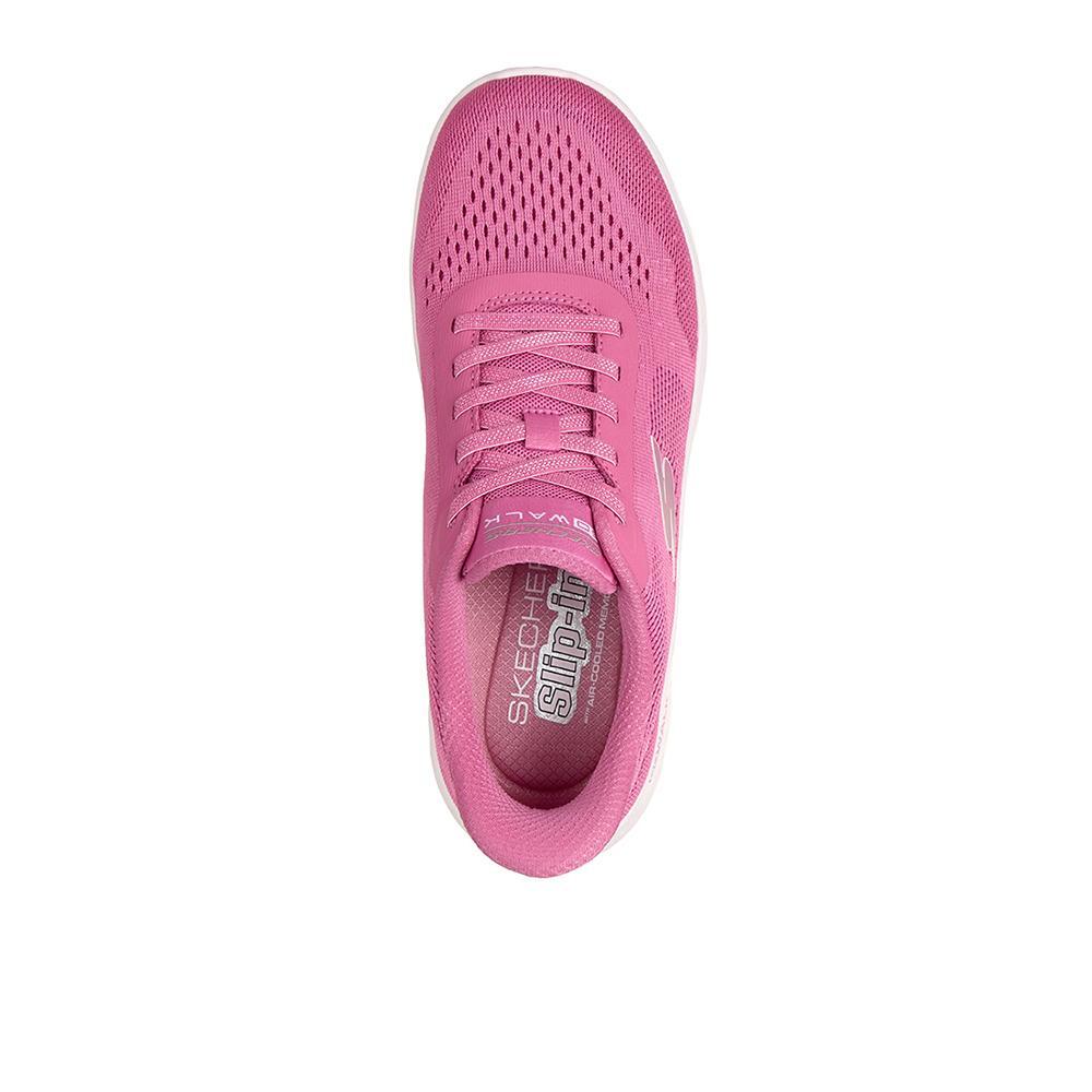 Zapatillas Skechers Mujer Go Walk Flex Azriel Rosa 3/4
