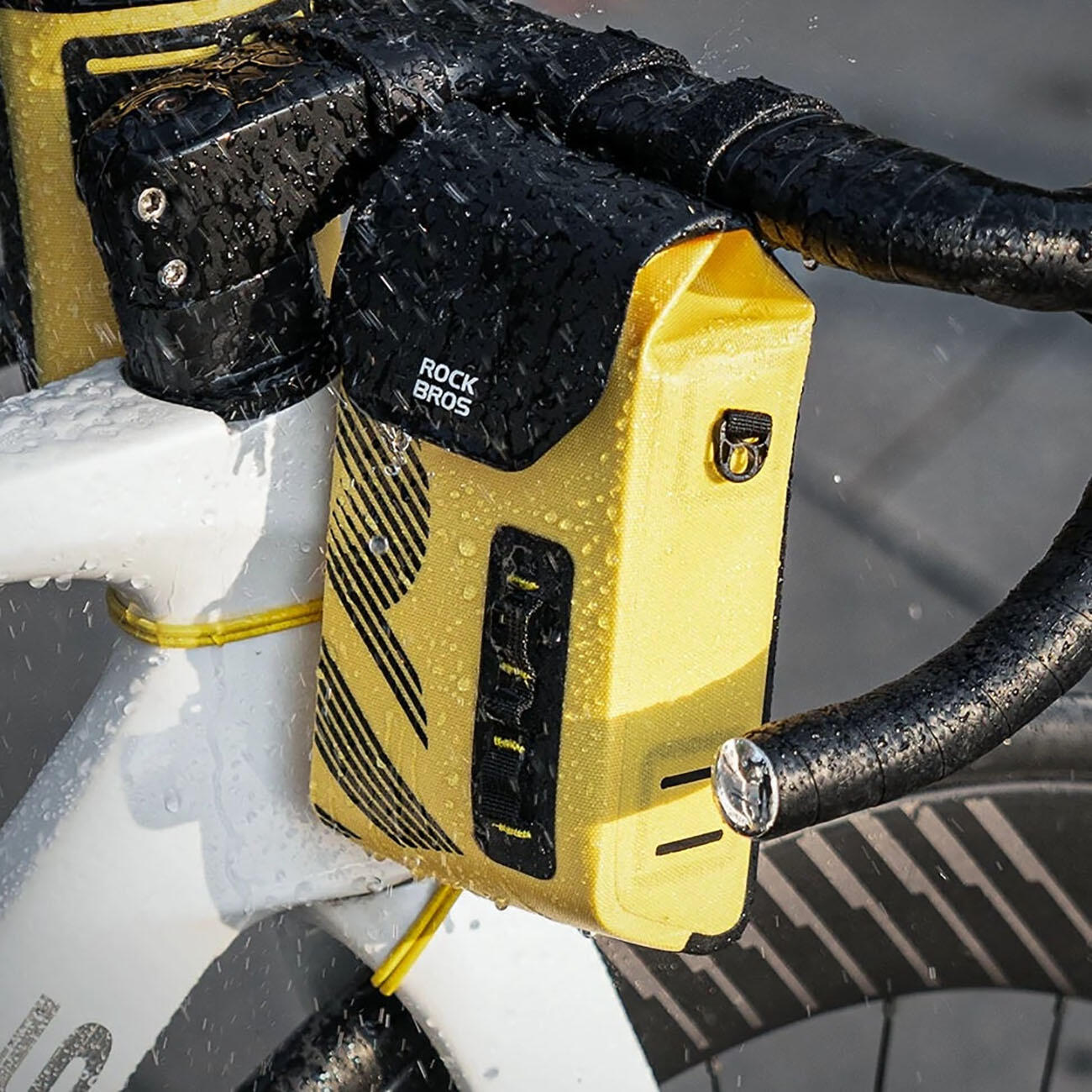 Waterdichte fietsstuurtas voor snacks 4/7