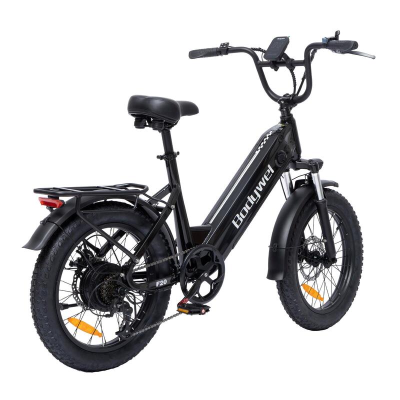 F20 bicicletă electrică pentru adulți, baterie 48V 15Ah și roți de 20x3.0 inci.