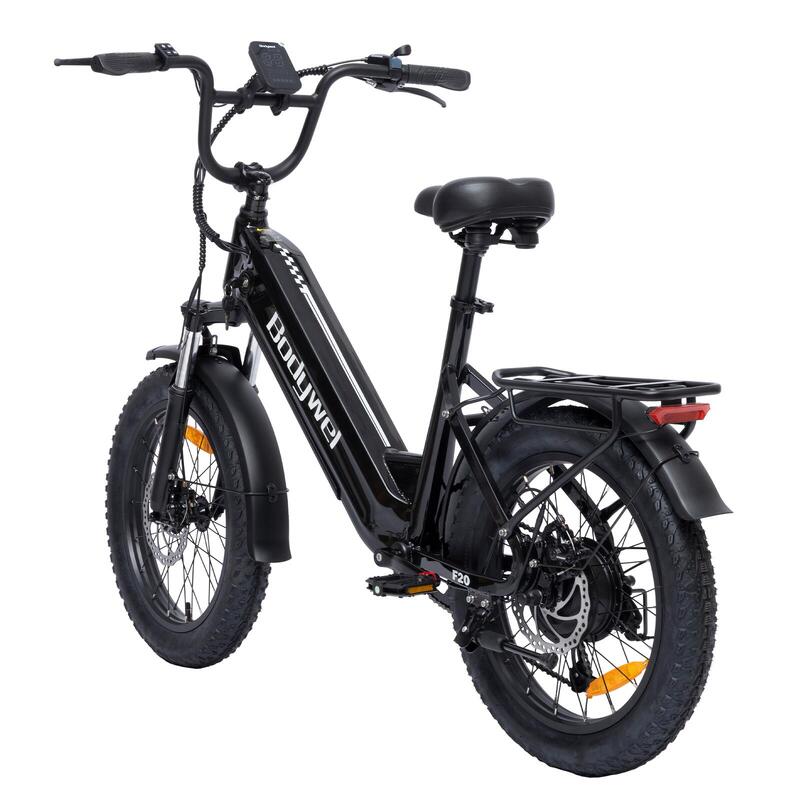 F20 bicicletă electrică pentru adulți, baterie 48V 15Ah și roți de 20x3.0 inci.