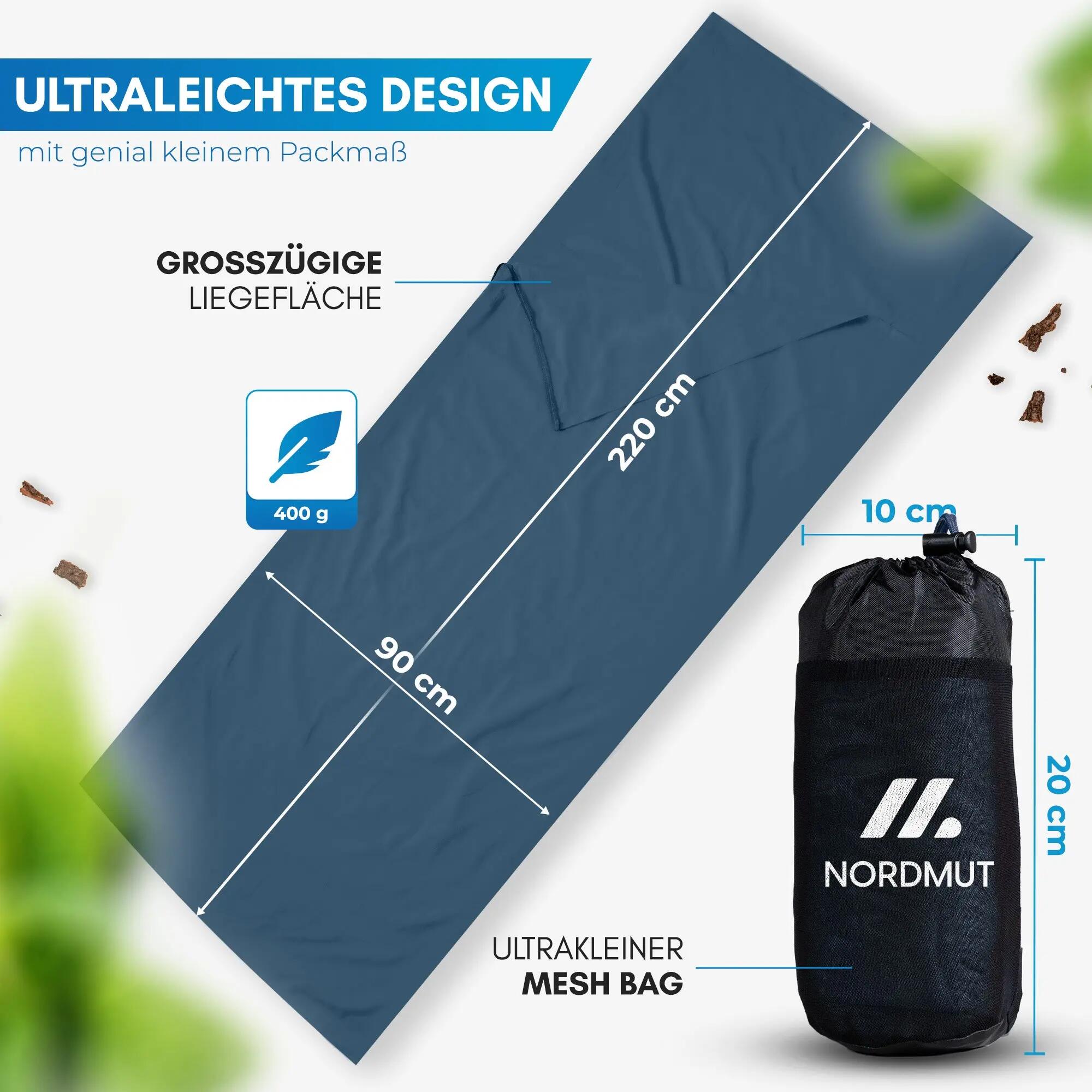 Unisex - Camping - Hüttenschlafsack - leicht, hygienisch - Nijak 5/5