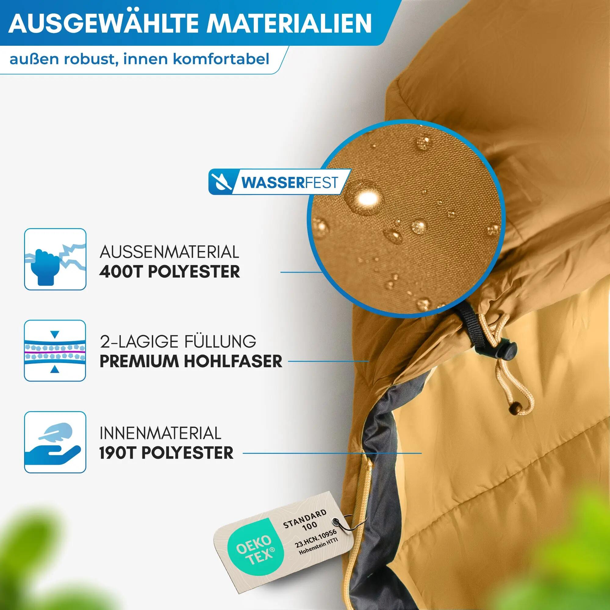 Kids - Camping - Schlafsack - warm, gemütlich - Bukke 2/5