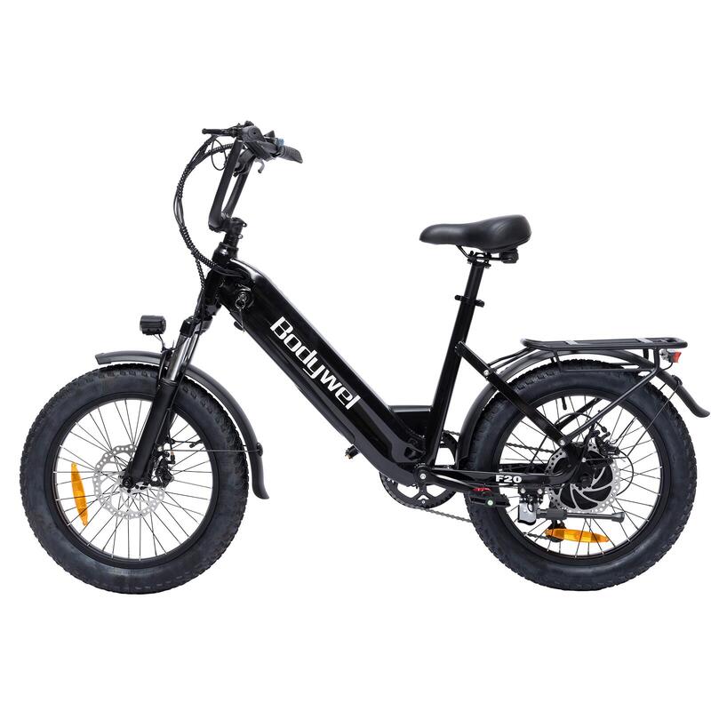 F20 bicicletă electrică pentru adulți, baterie 48V 15Ah și roți de 20x3.0 inci.