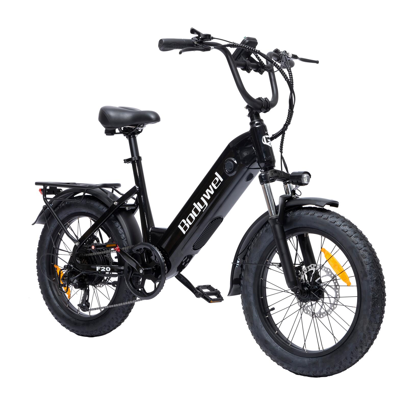 F20 rower elektryczny dla dorosłych, akumulator 48V15Ah, opony typu fat tire 20“ 2/13