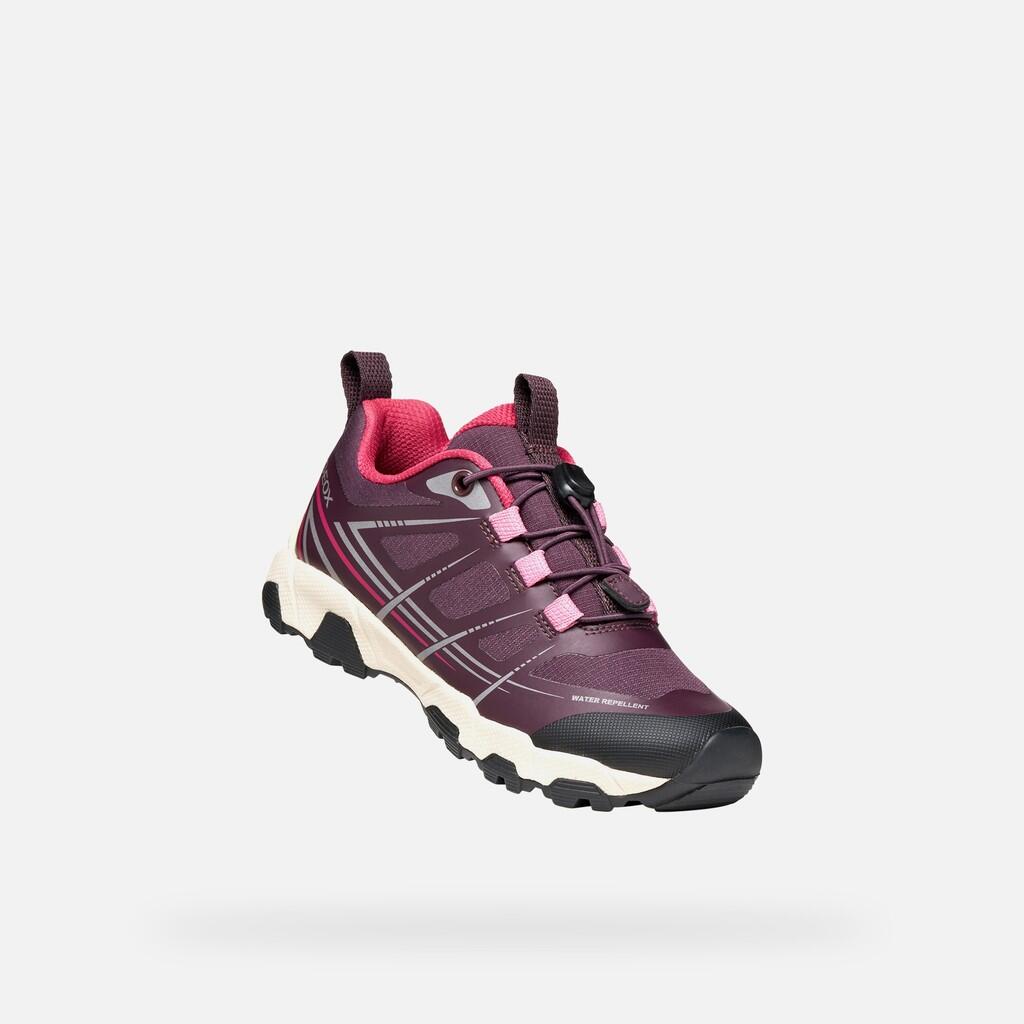 Baskets Fille MAGNETAR GIRL Bordeaux/Rose 6/7