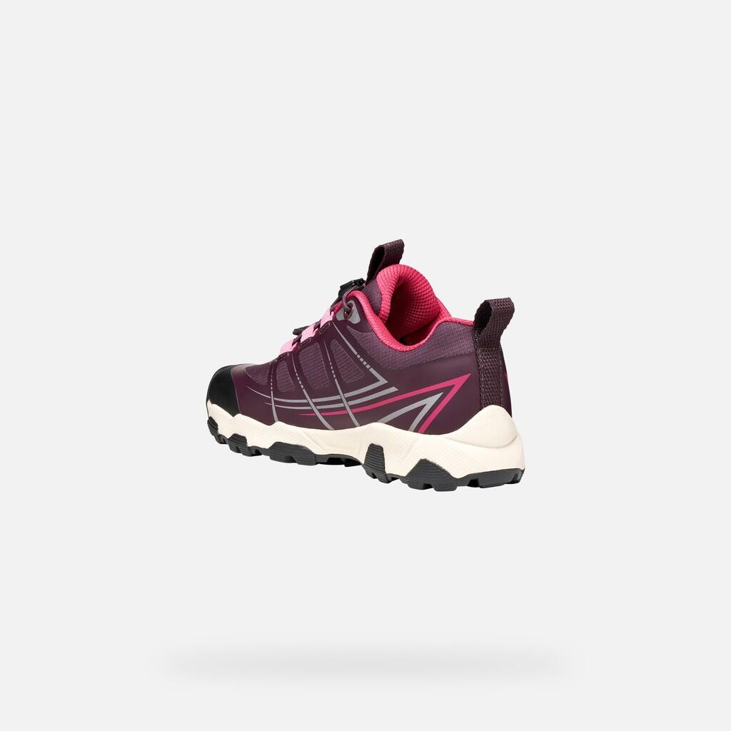 Baskets Fille MAGNETAR GIRL Bordeaux/Rose 5/7