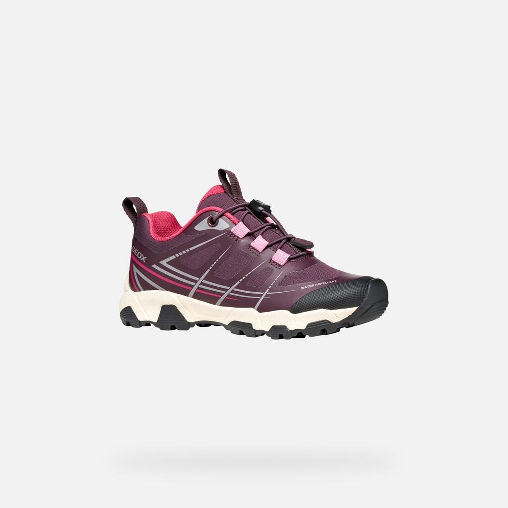 Baskets Fille MAGNETAR GIRL Bordeaux/Rose 4/7