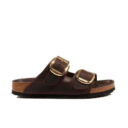 Sandales Bio Femme Birkenstock Arizona Big Buckle Marron
