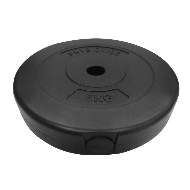 Set discuri din plastic umplute cu cimnet, 2 x 5kg, Physionics