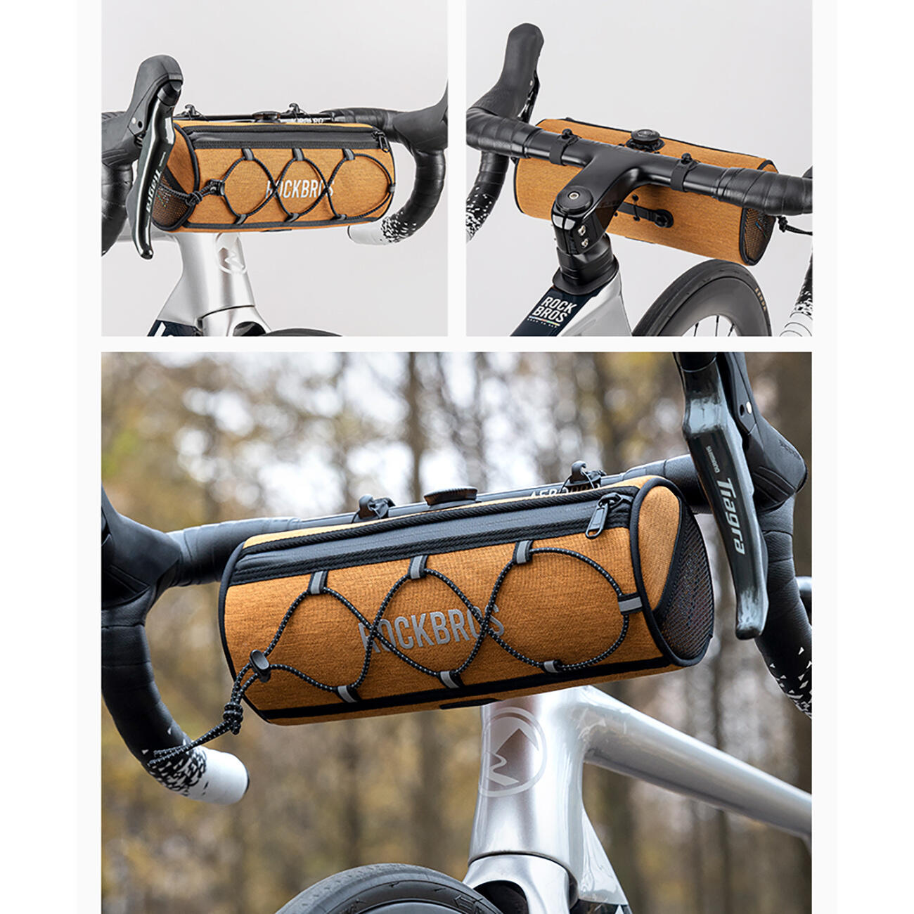 Waterdichte fietstas voor het stuur 3/7