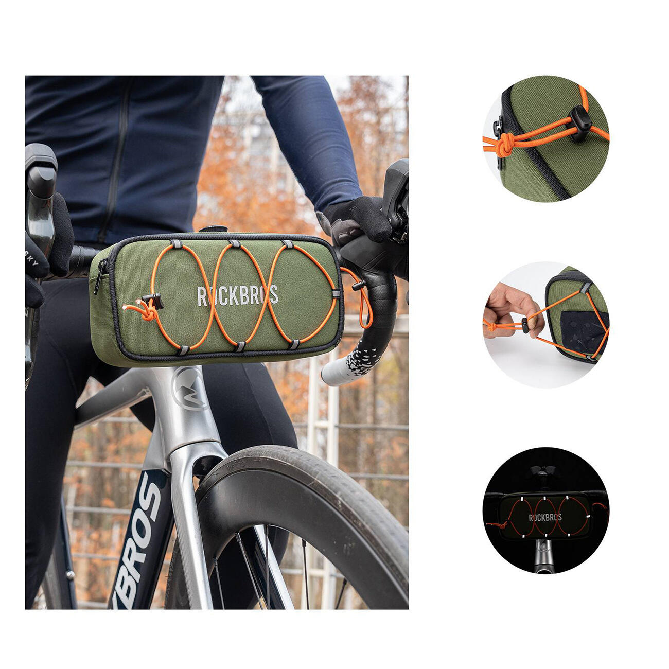Waterdichte stuurtas voor de fiets 4/7