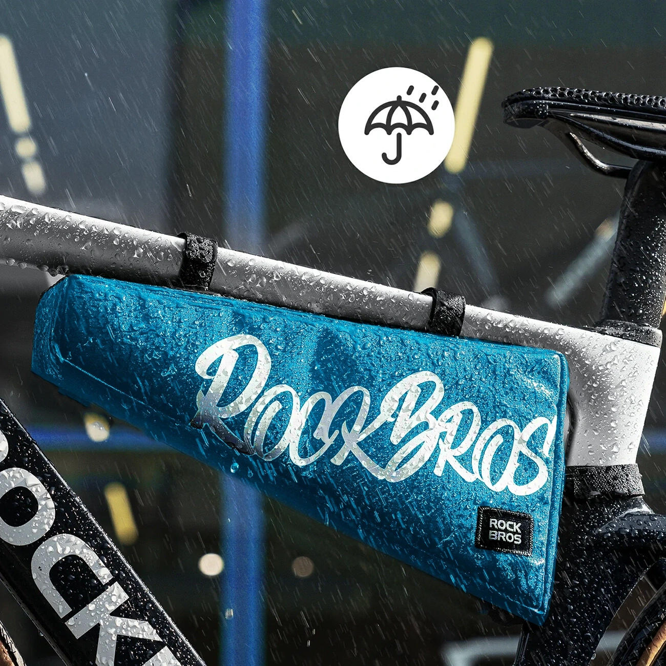 Driehoekige fietsframetas voor de bovenbuis 5/7