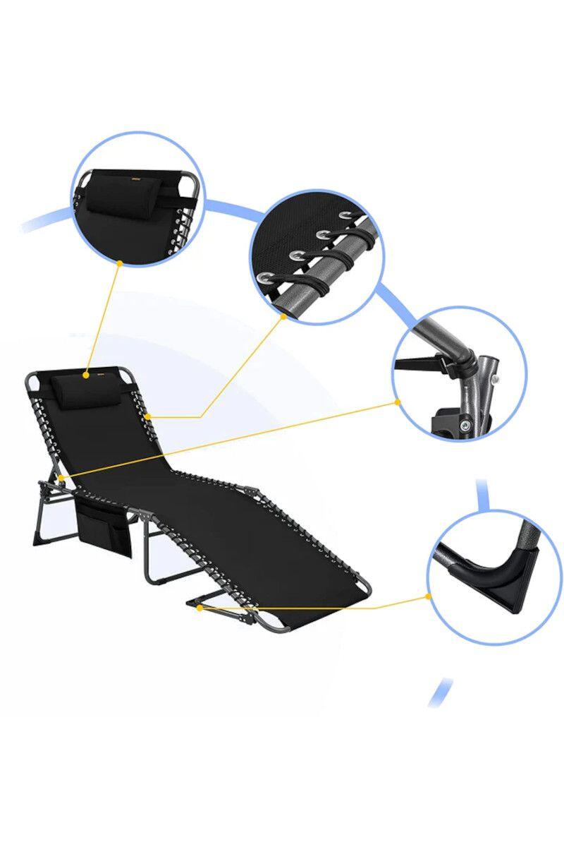 Chaise longue de camping Berlin Kc2420 2/2