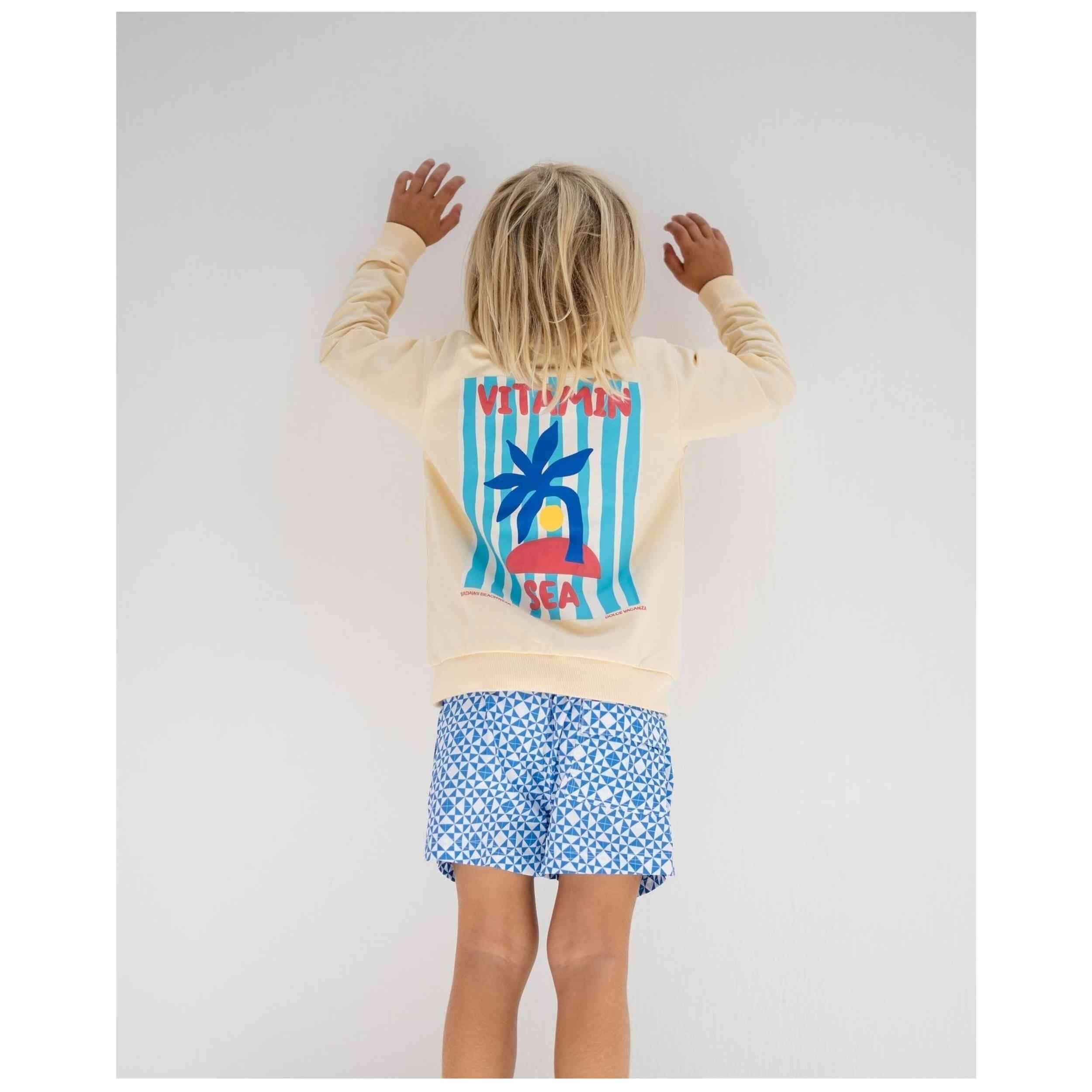 Costume da bagno Badawii modello Bañador Short Niño Estampado Geomet per ragazzi 5/5