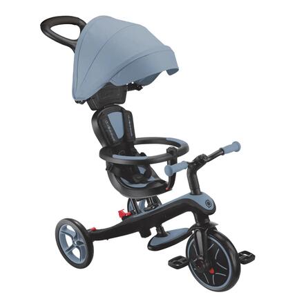 Tricycle évolutif pour bébé EXPLORER 4 en 1 - Bleu cendré