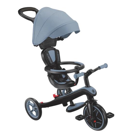 Tricycle évolutif pour bébé EXPLORER 4 en 1 - Bleu cendré