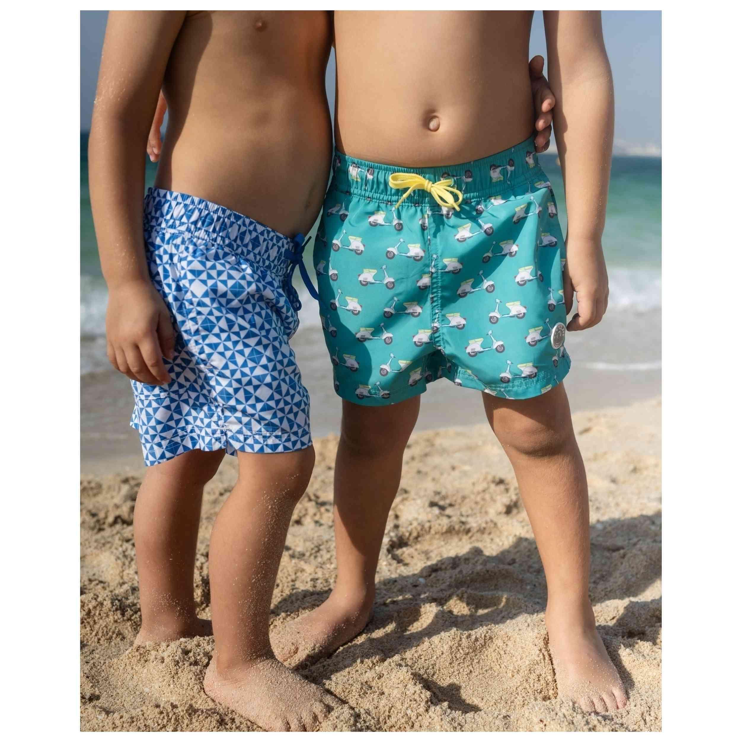 Costume da bagno Badawii modello Bañador Short Niño Estampado Motos per ragazzi 3/5