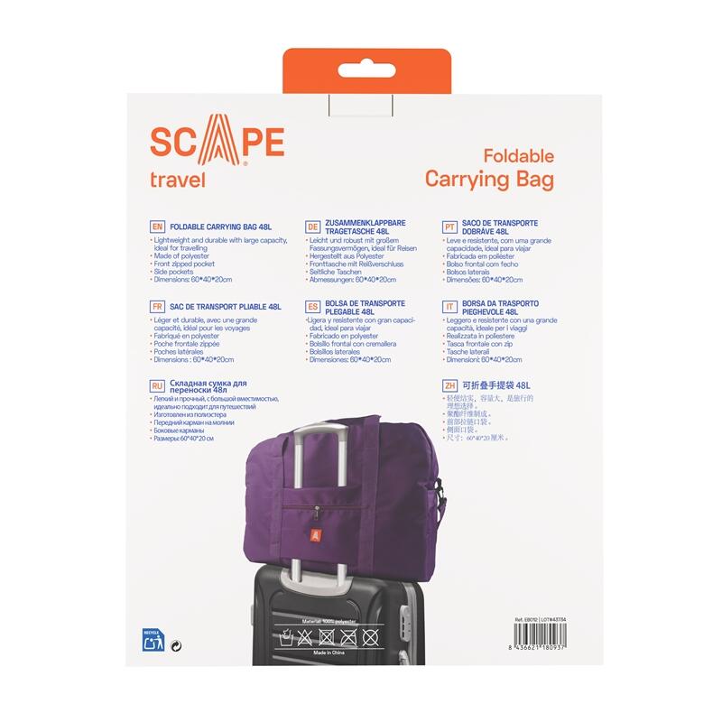 Scape Travel bolsa de viaje 60L lila 4/4