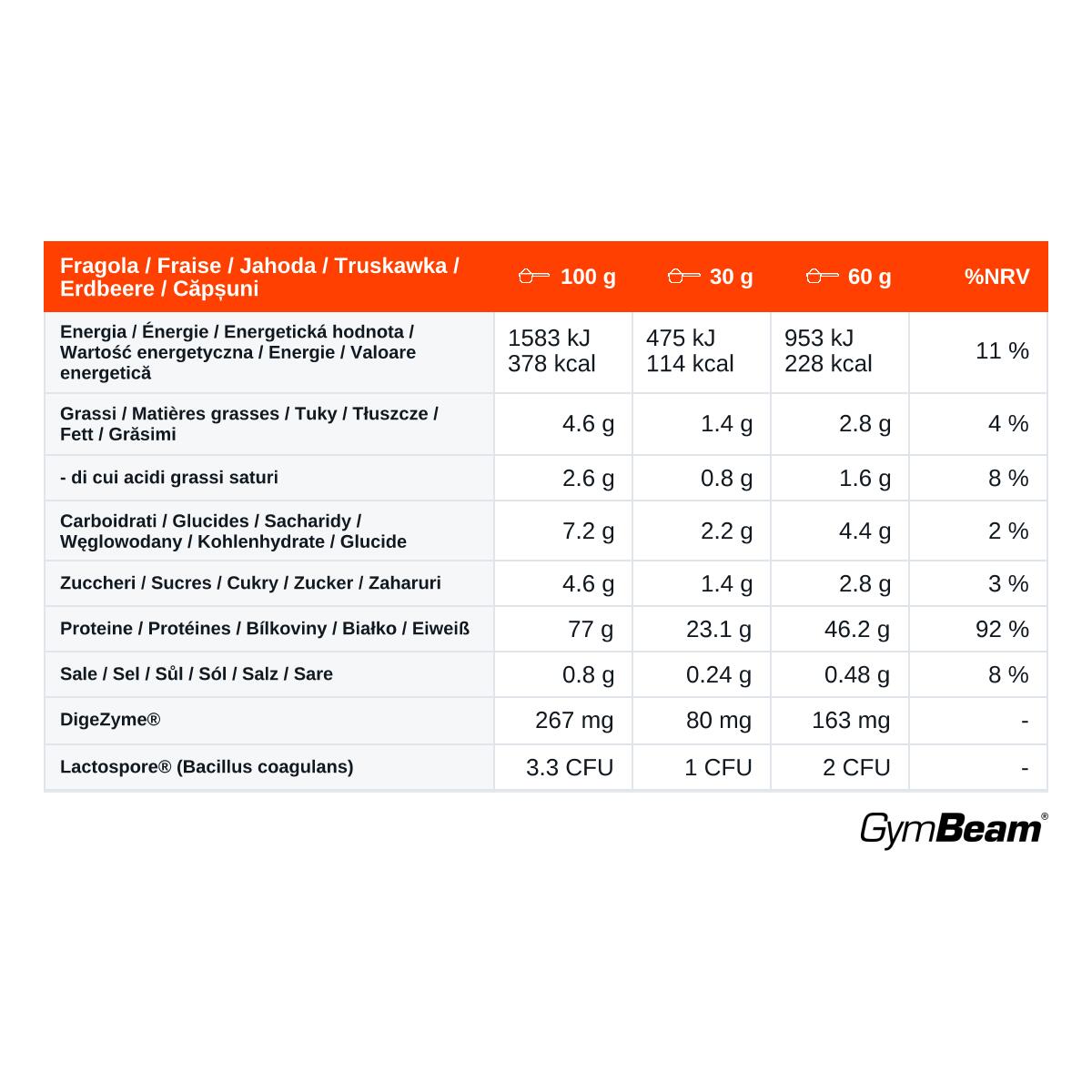 Proteine in polvere Protein Fusion 1000 g 2/3