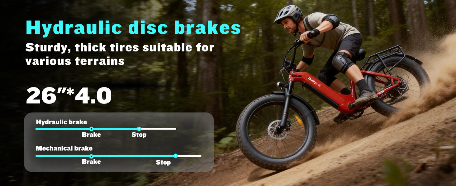 D9 vélo électrique adulte, batterie 48V15Ah, pneus fat 26×4.0". 12/13