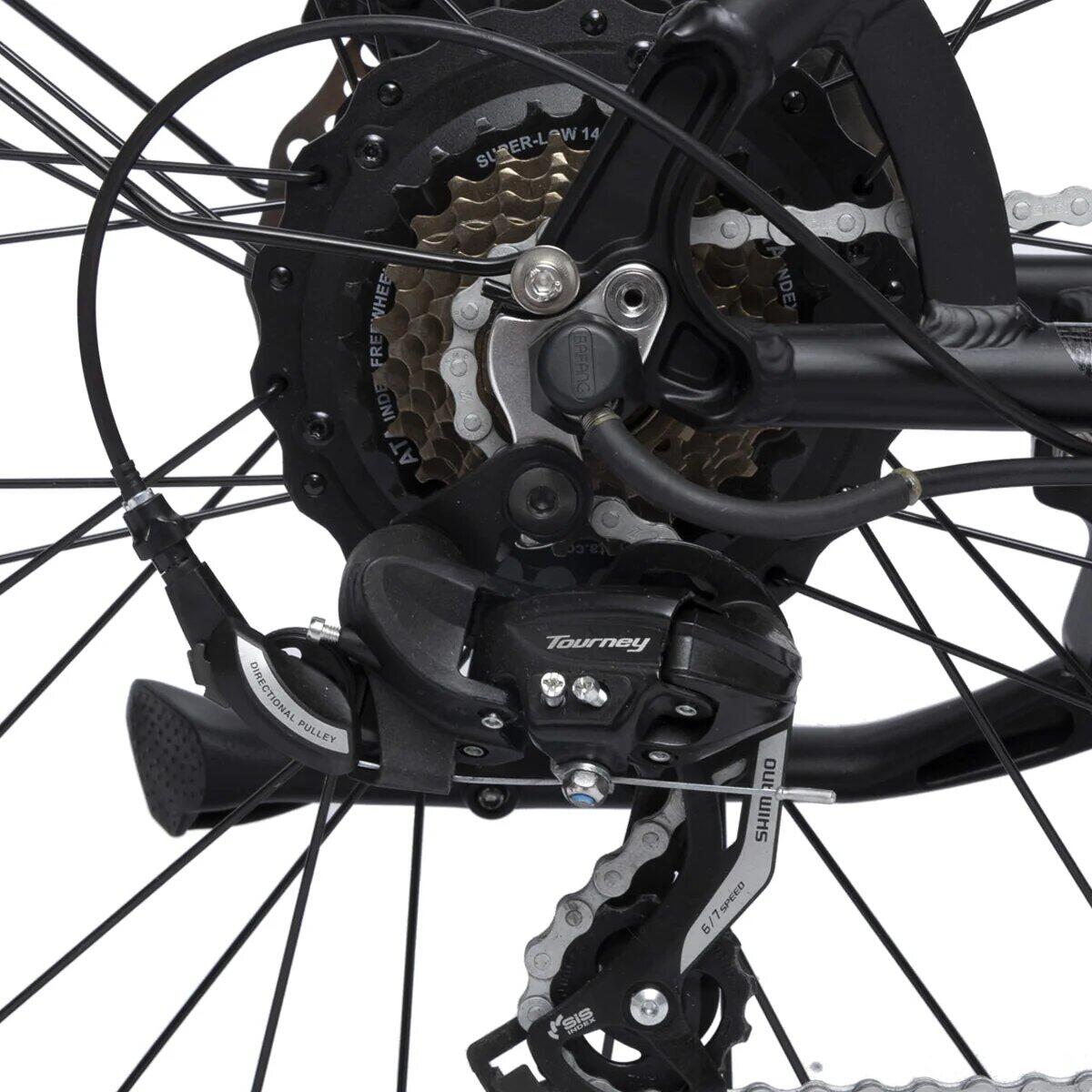 D6 vélo électrique adulte, batterie 48V15Ah, pneus fat 26×4.0". 6/13