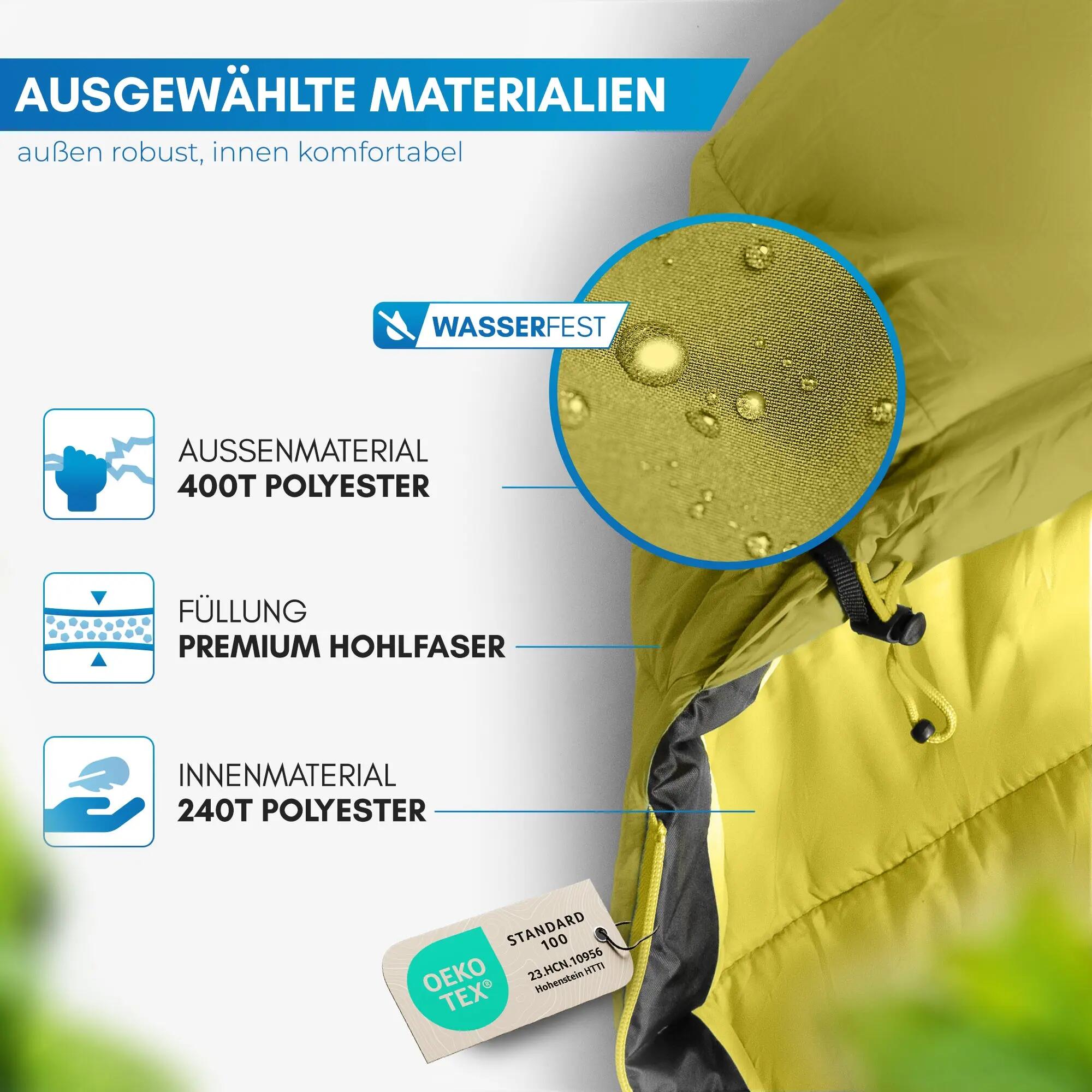 Unisex - Camping - Mumienschlafsack - 3‑Jahreszeiten - Abisko 3/5