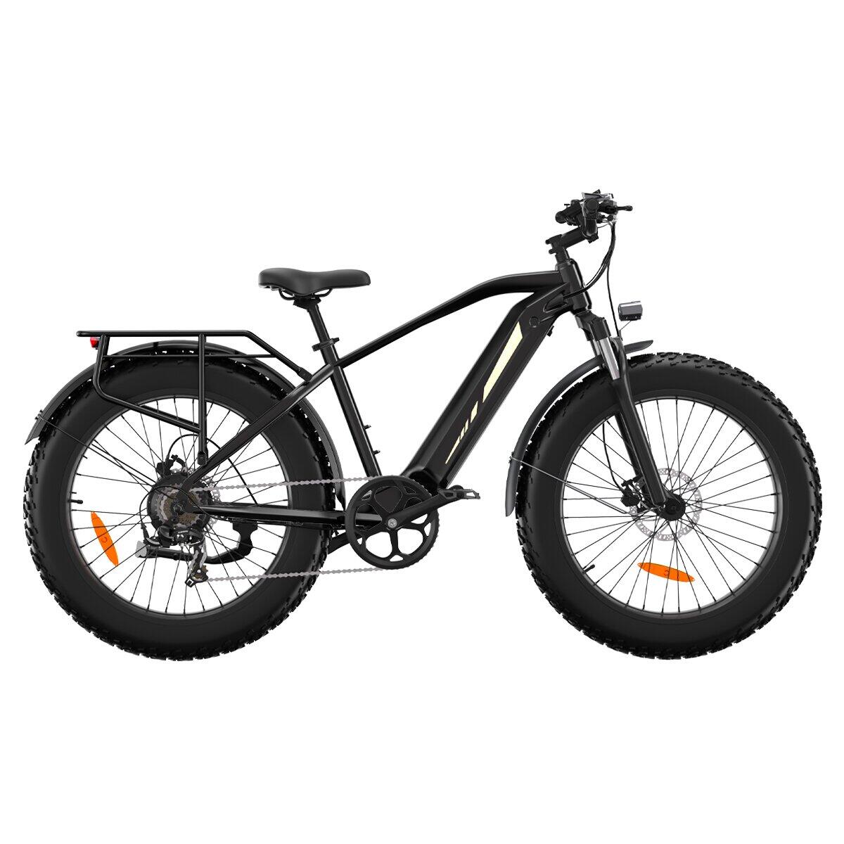 D6 vélo électrique adulte, batterie 48V15Ah, pneus fat 26×4.0". 2/15