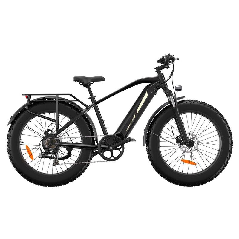 D6 bicicletă electrică pentru adulți, 48V 15Ah și roți de 26 inci tip fat tire