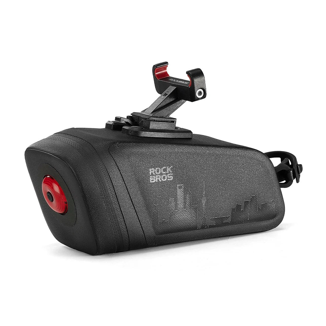 Borsa da sella per bicicletta con lampada 2/7