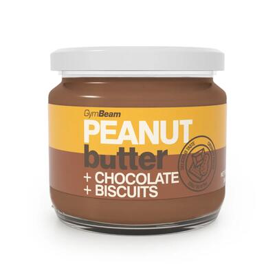 Burro di arachidi cioccolato e biscotti senza glutine