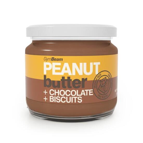 Burro di arachidi cioccolato e biscotti senza glutine
