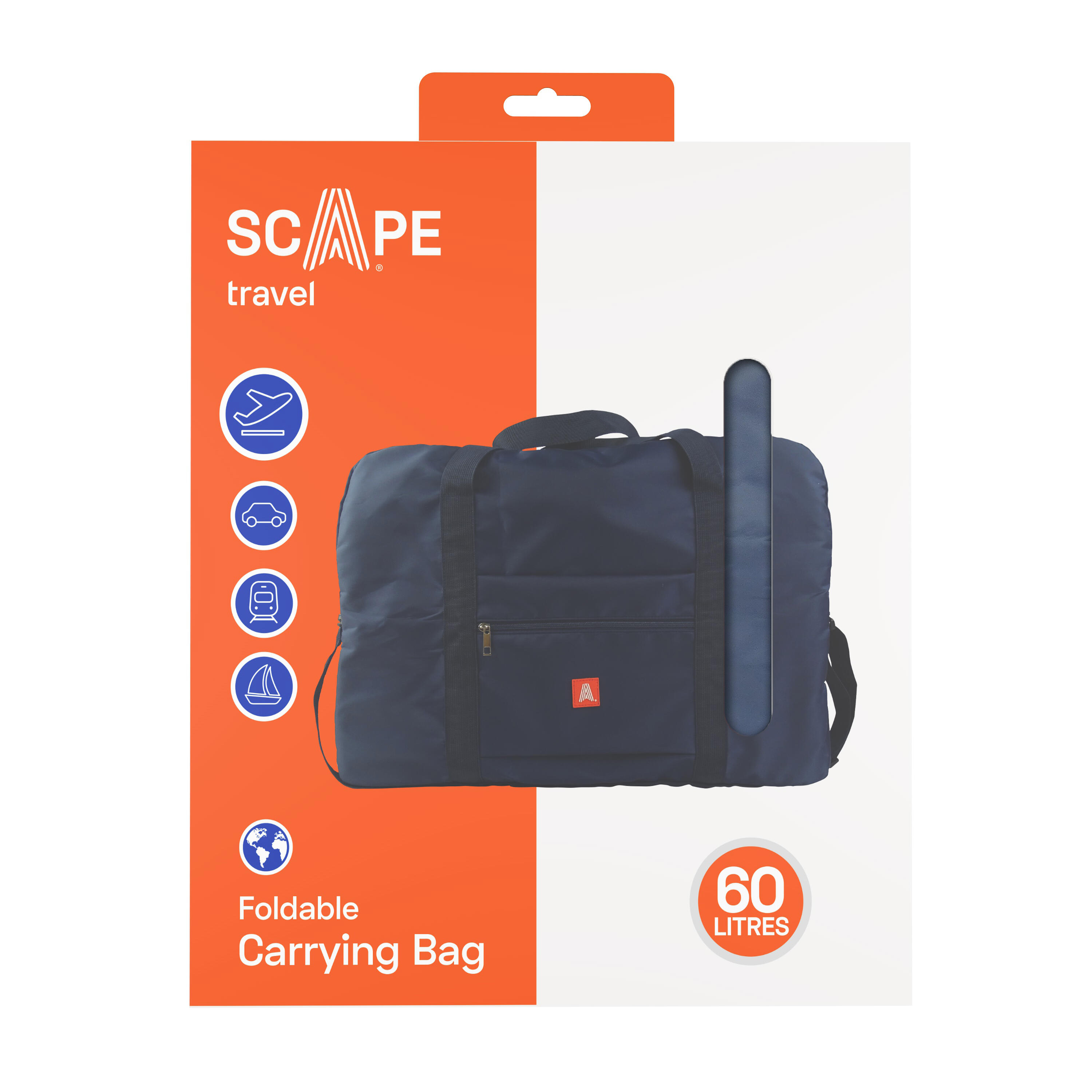 Scape Travel bolsa de viaje 60L azul 3/4