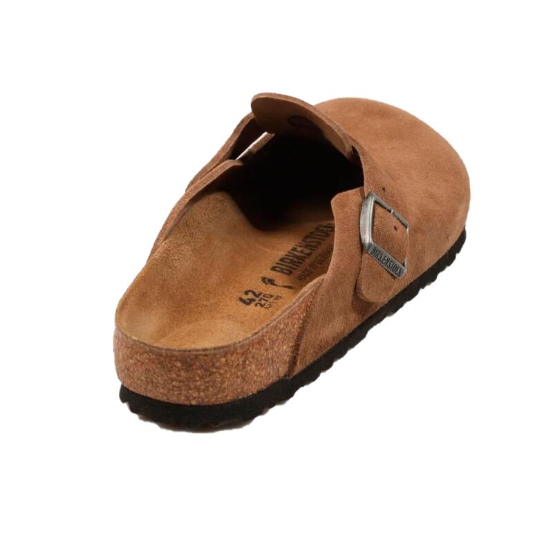 Zuecos Mujer Birkenstock Boston Marrón 3/3