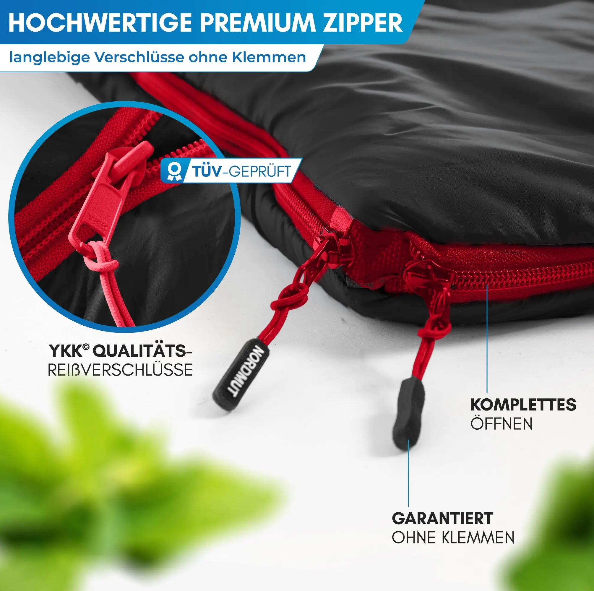 Unisex - Camping - Doppelschlafsack - für 2 Personen - Otra 3/5