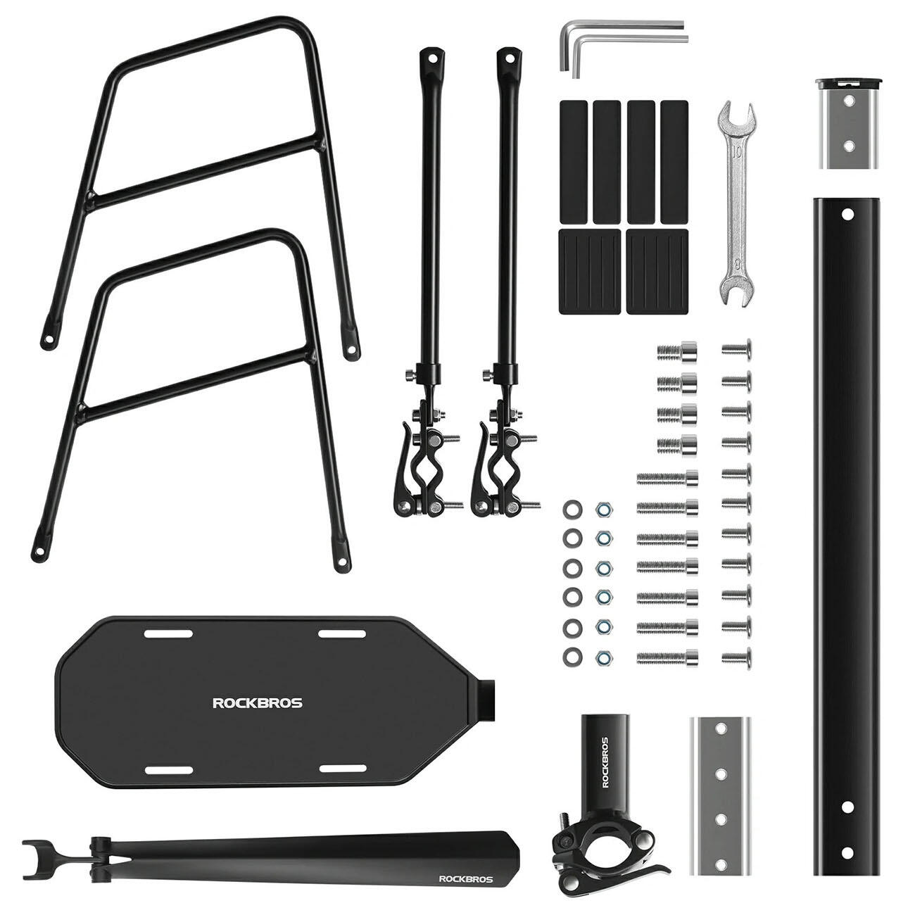 Bagażnik rowerowy tylny aluminiowy czarny do 25kg 6/7