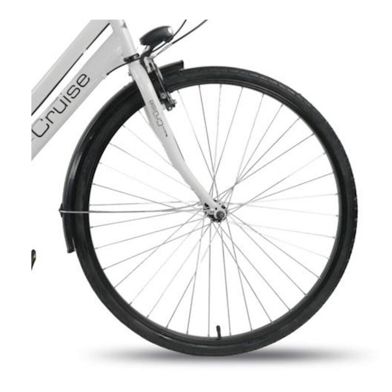Bicicleta urbana e de lazer TRK Cruise 28 – Branca 3/3