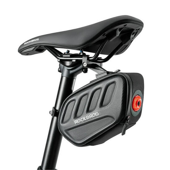 Borsa da sella per bicicletta con lampada