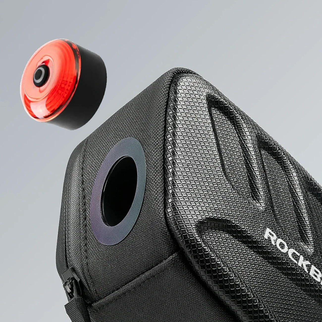 Borsa da sella per bicicletta con lampada 7/7