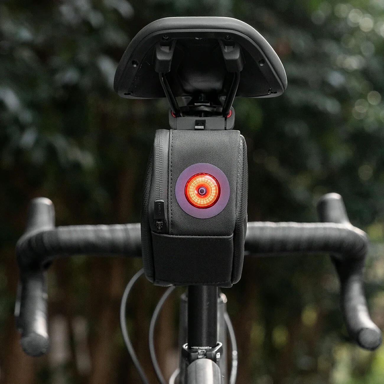 Borsa da sella per bicicletta con lampada 4/7