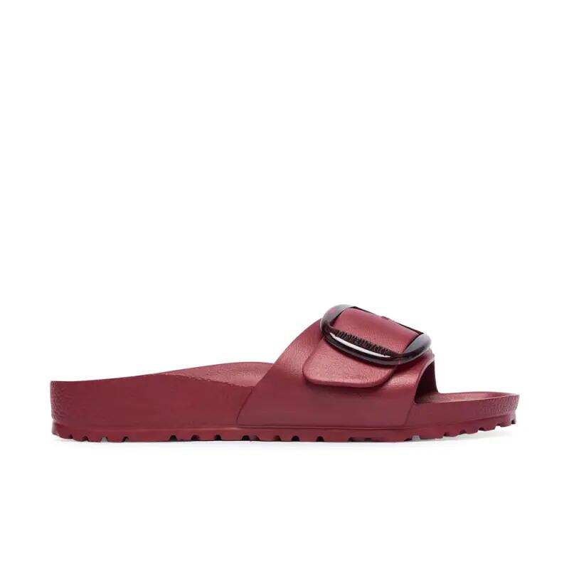 Sandalias Planas Mujer Birkenstock Madrid Big Buckle Eva Burdeos 1/4