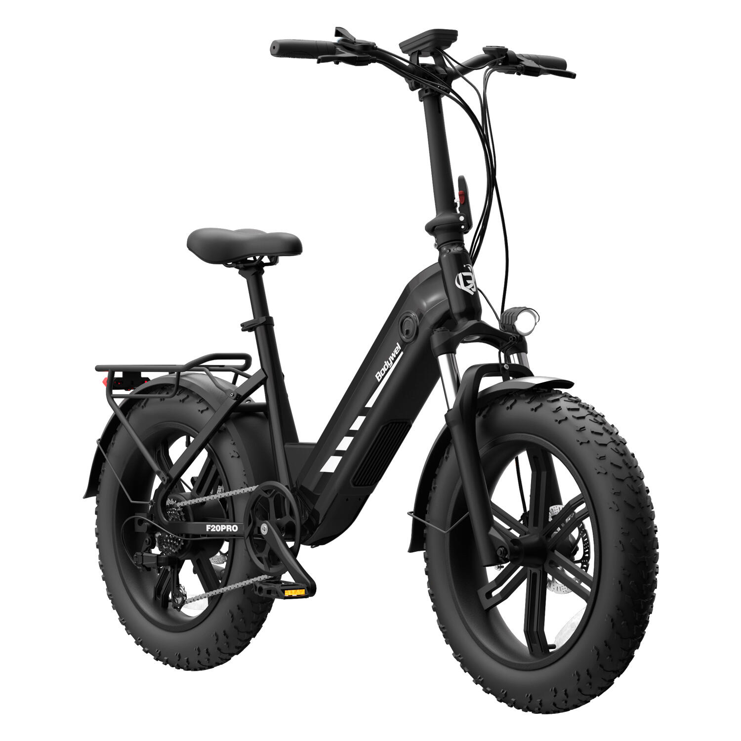 F20PRO vélo électrique adulte, batterie 48V20Ah, pneus 20×4.0". 2/13