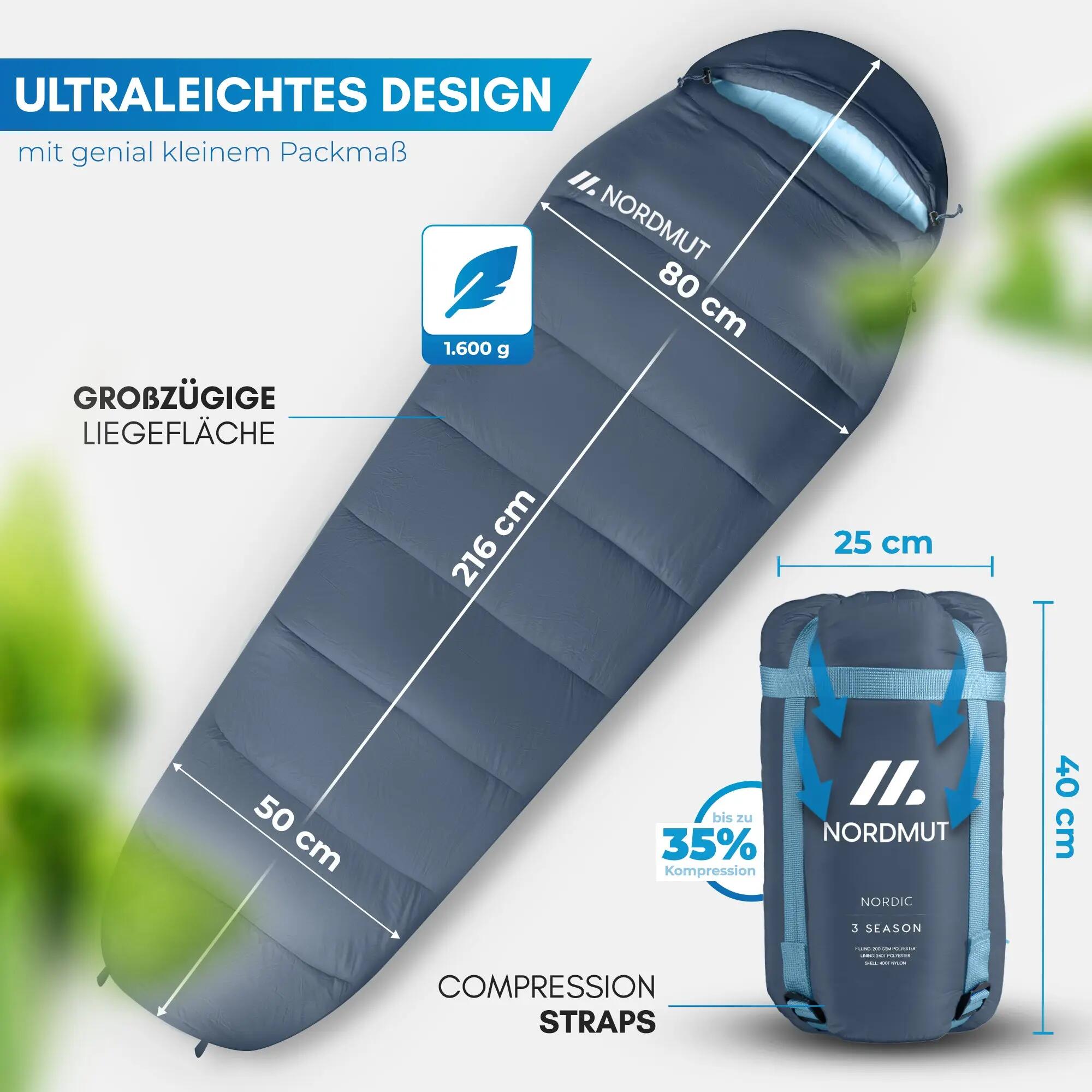 Unisex - Camping - Schlafsack - 3‑Jahreszeiten - Abisko 5/5