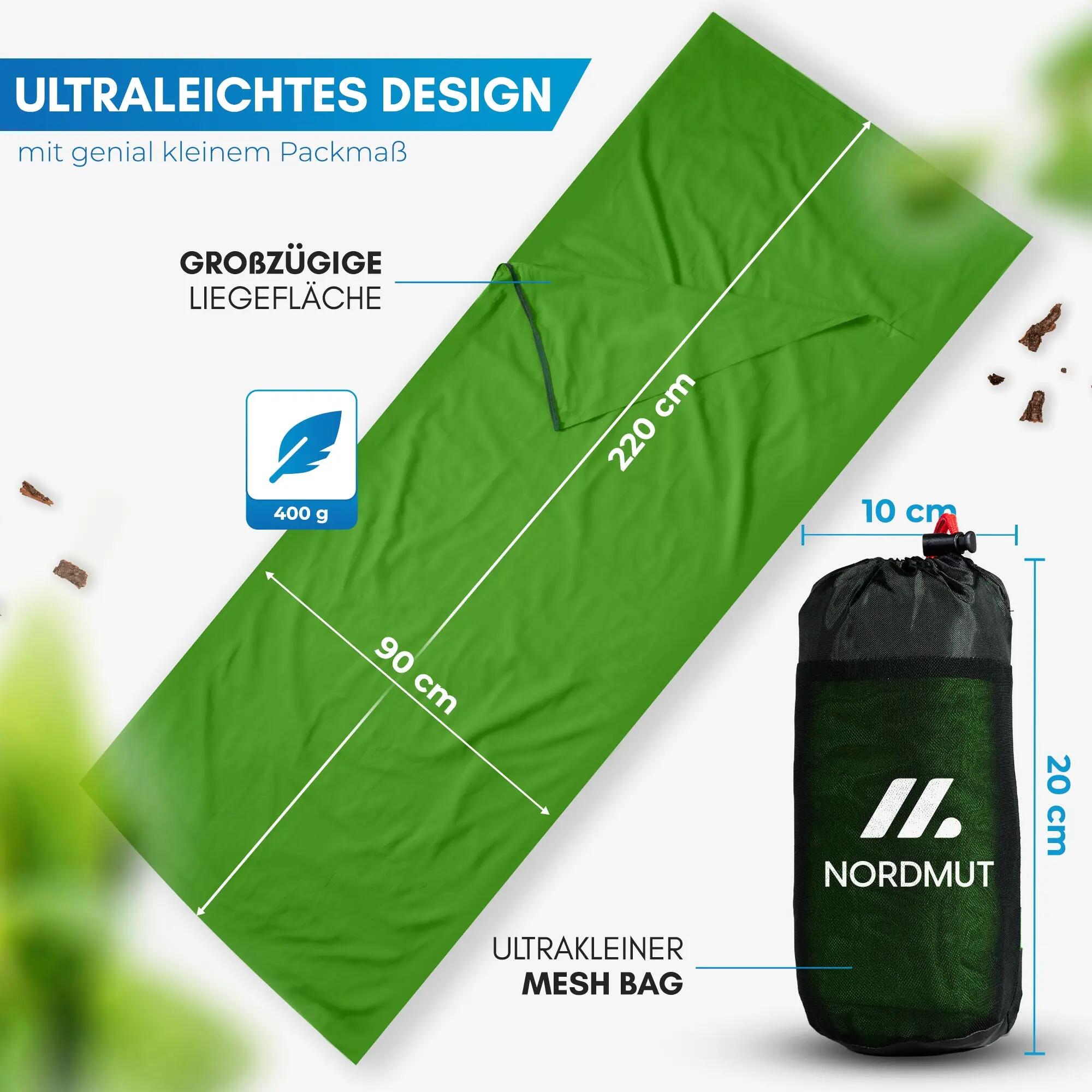 Unisex - Camping - Hüttenschlafsack - leicht, kompakt - Nijak 5/5