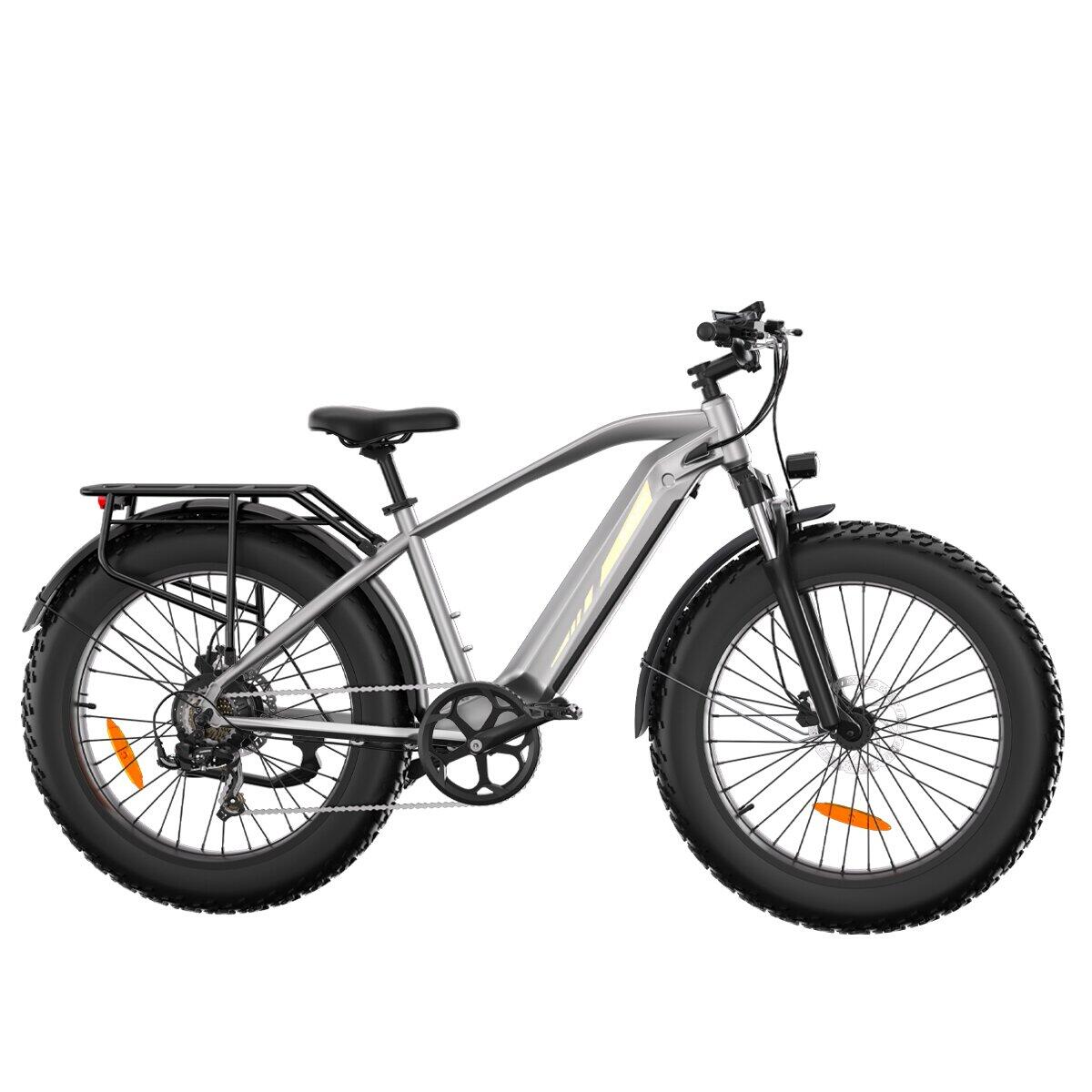 D6 vélo électrique adulte, batterie 48V15Ah, pneus fat 26×4.0". 2/13