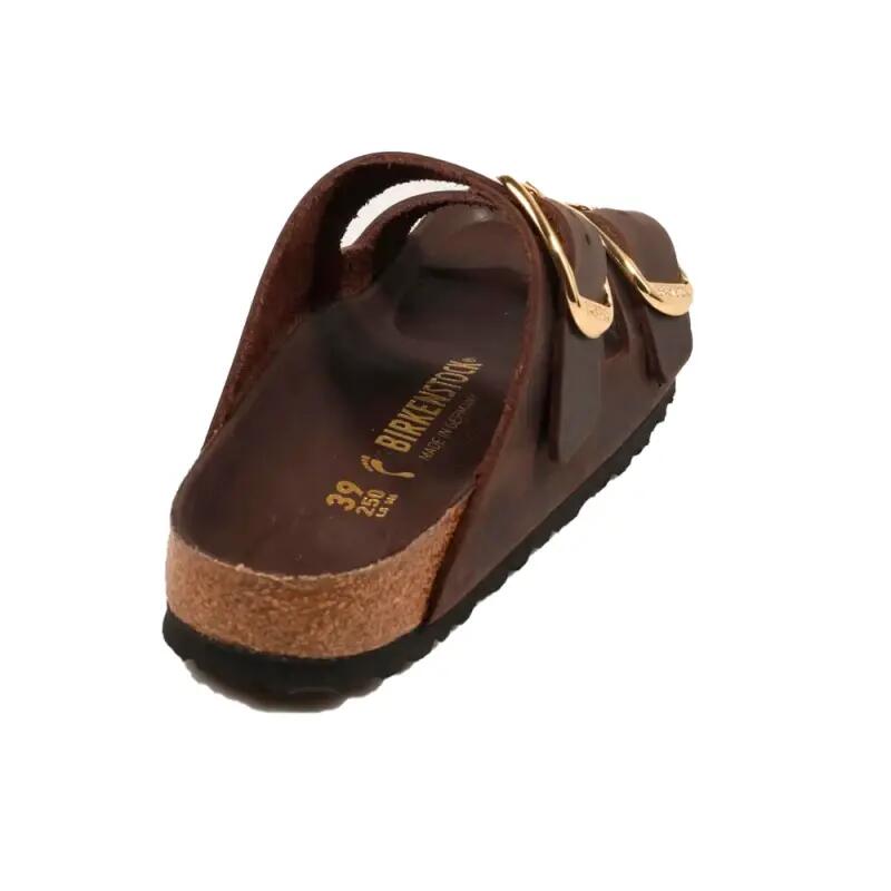 Sandales Bio Femme Birkenstock Arizona Big Buckle Marron 3/3