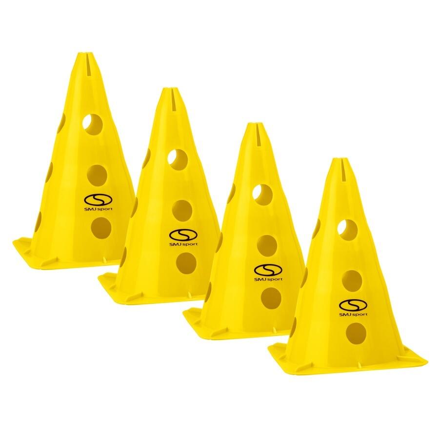 pachołek treningowy zestaw pachołków 4 szt. 30 cm pt4-13h-y żółty 1/1