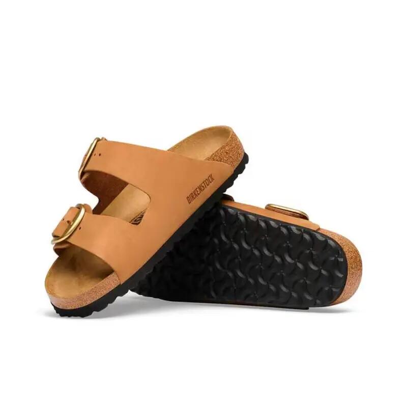 Sandales Bio Femme Birkenstock Arizona Big Buckle Marron 3/3