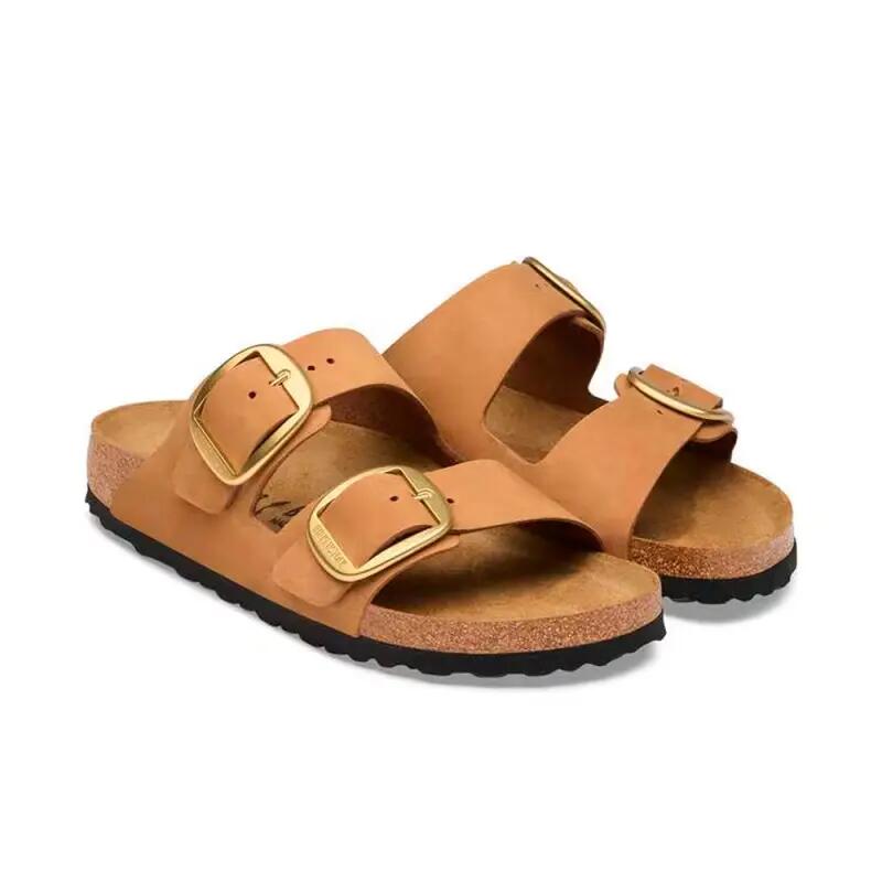 Sandales Bio Femme Birkenstock Arizona Big Buckle Marron 2/3