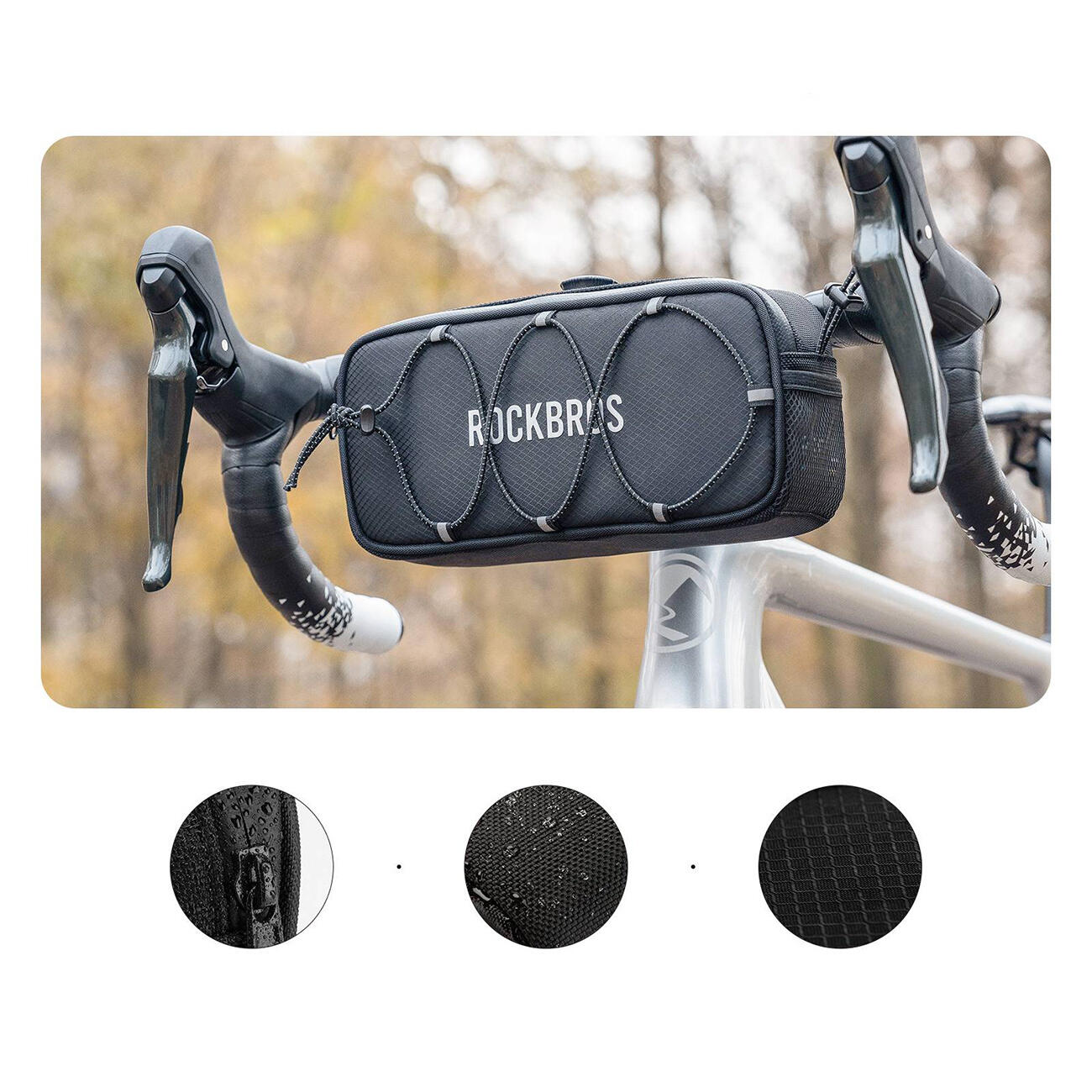 Waterdichte fietstas voor het stuur 6/7
